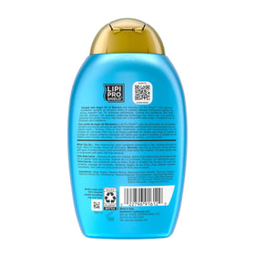 OGX still life with citrus and florals hinting at pleasant scent
