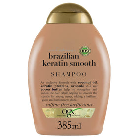 OGX Ever Straight front packaging showing bottle and brand for clear identification
