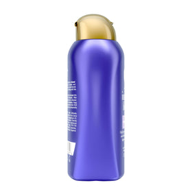 OGX bottle paired with toning drops for intensified color control