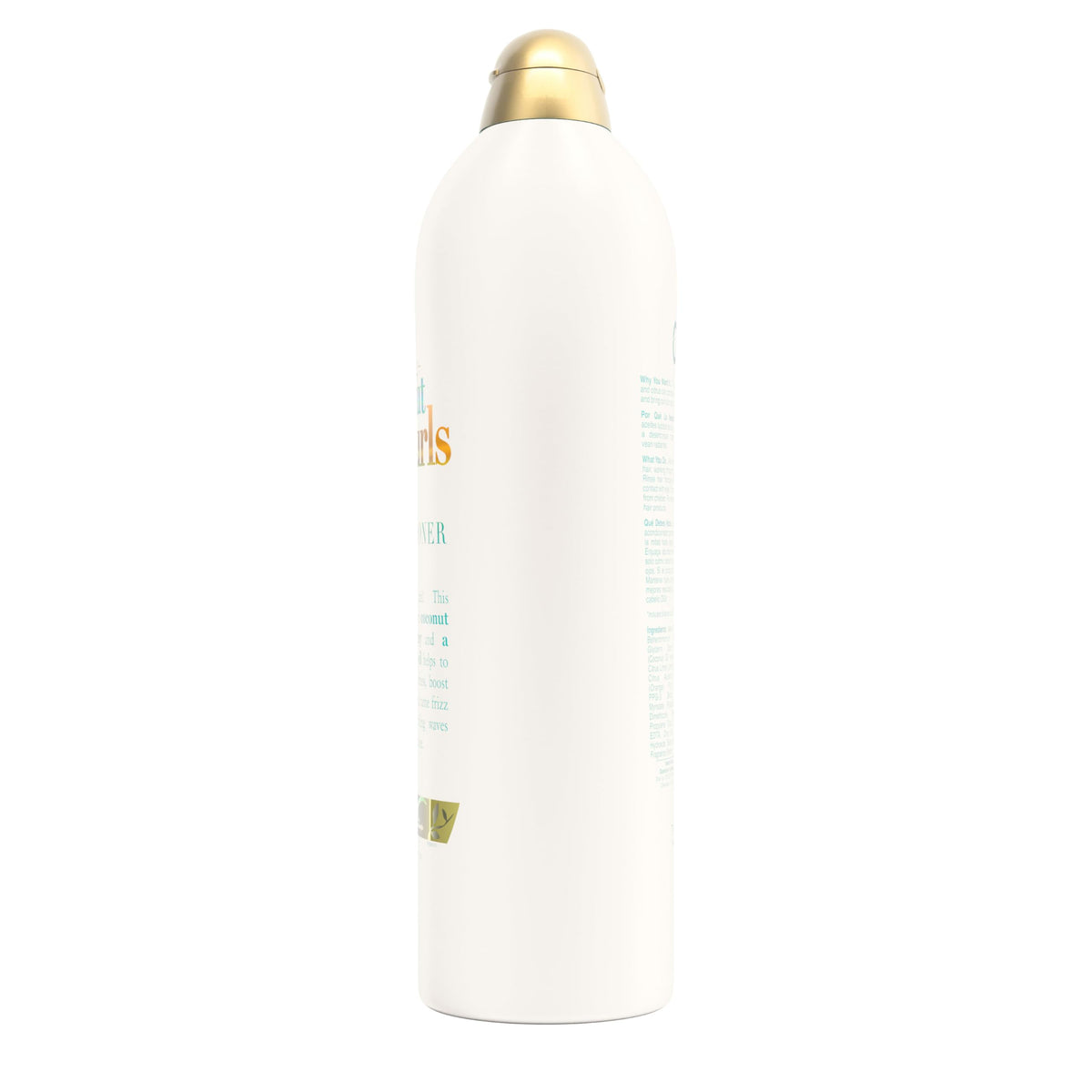 OGX conditioner on bathroom shelf suggesting easy daily routine benefit