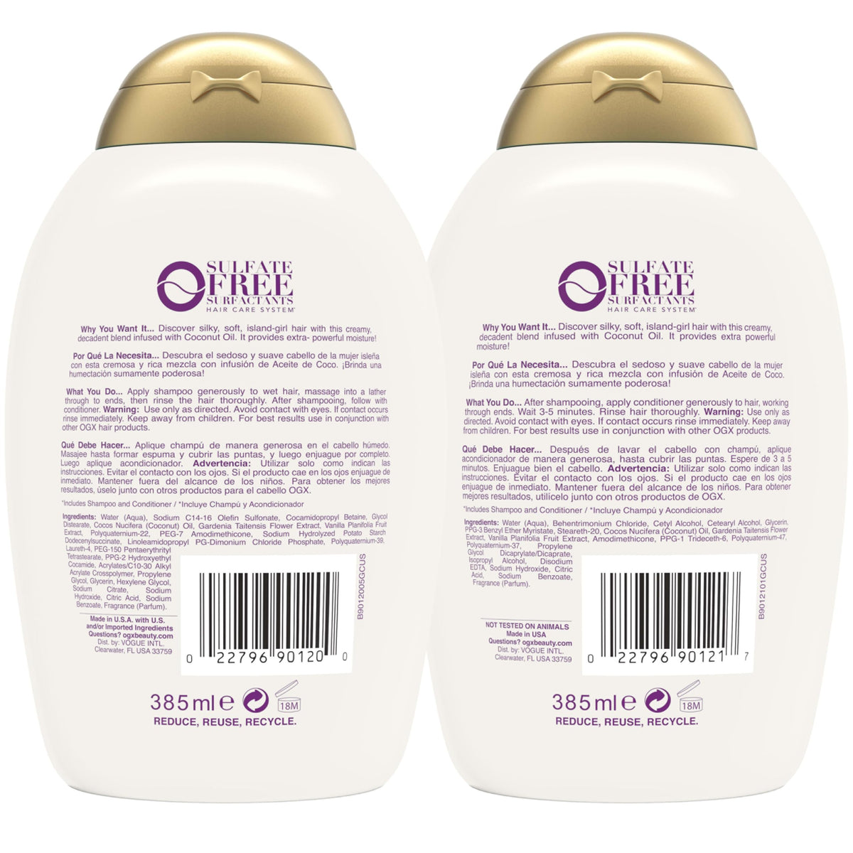 OGX lifestyle image of woman with smooth hair, illustrates frizz control result