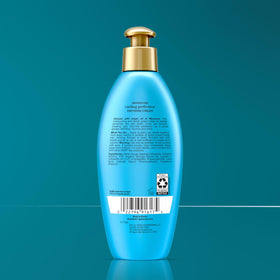 OGX sealed packaging and ingredient list close-up to verify authenticity and safety