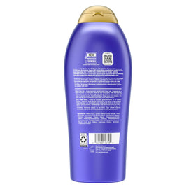 OGX shampoo paired with conditioner for balanced hydration