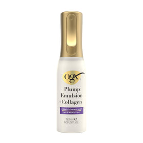 OGX Plump Emulsion front packaging showing bottle and branding for easy identification and quick pick