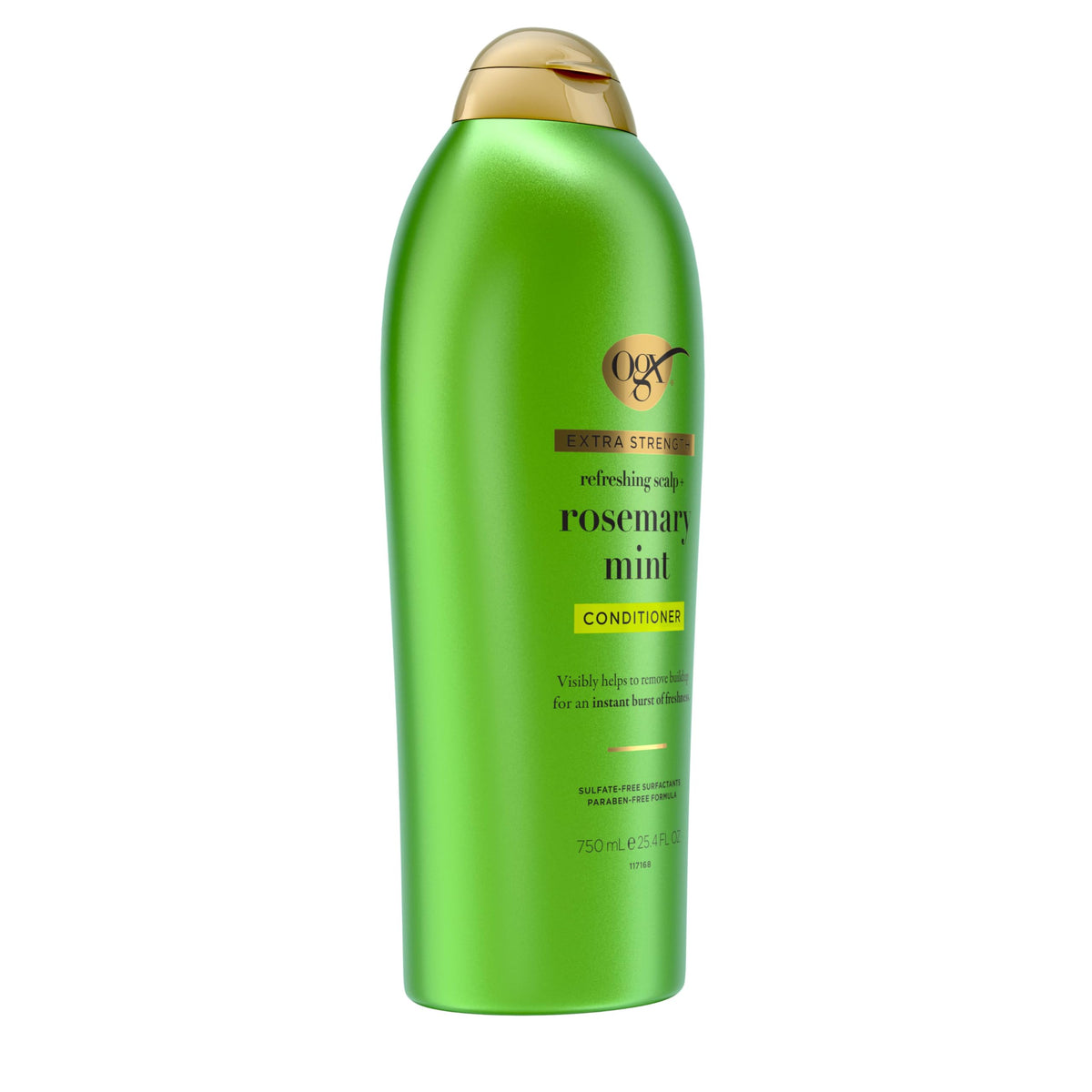OGX conditioner in shower being applied for refresh and cleanse