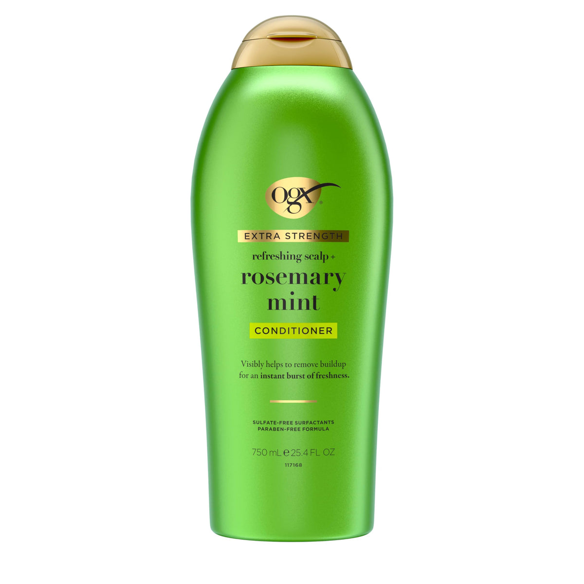 OGX ingredients highlight with rosemary and witch hazel for scalp care