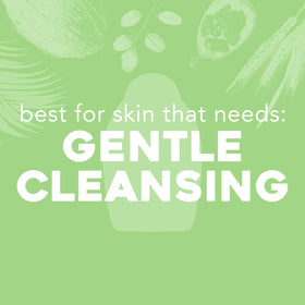 OGX scrub lather applied on arm demonstrating smoothing and softening benefits
