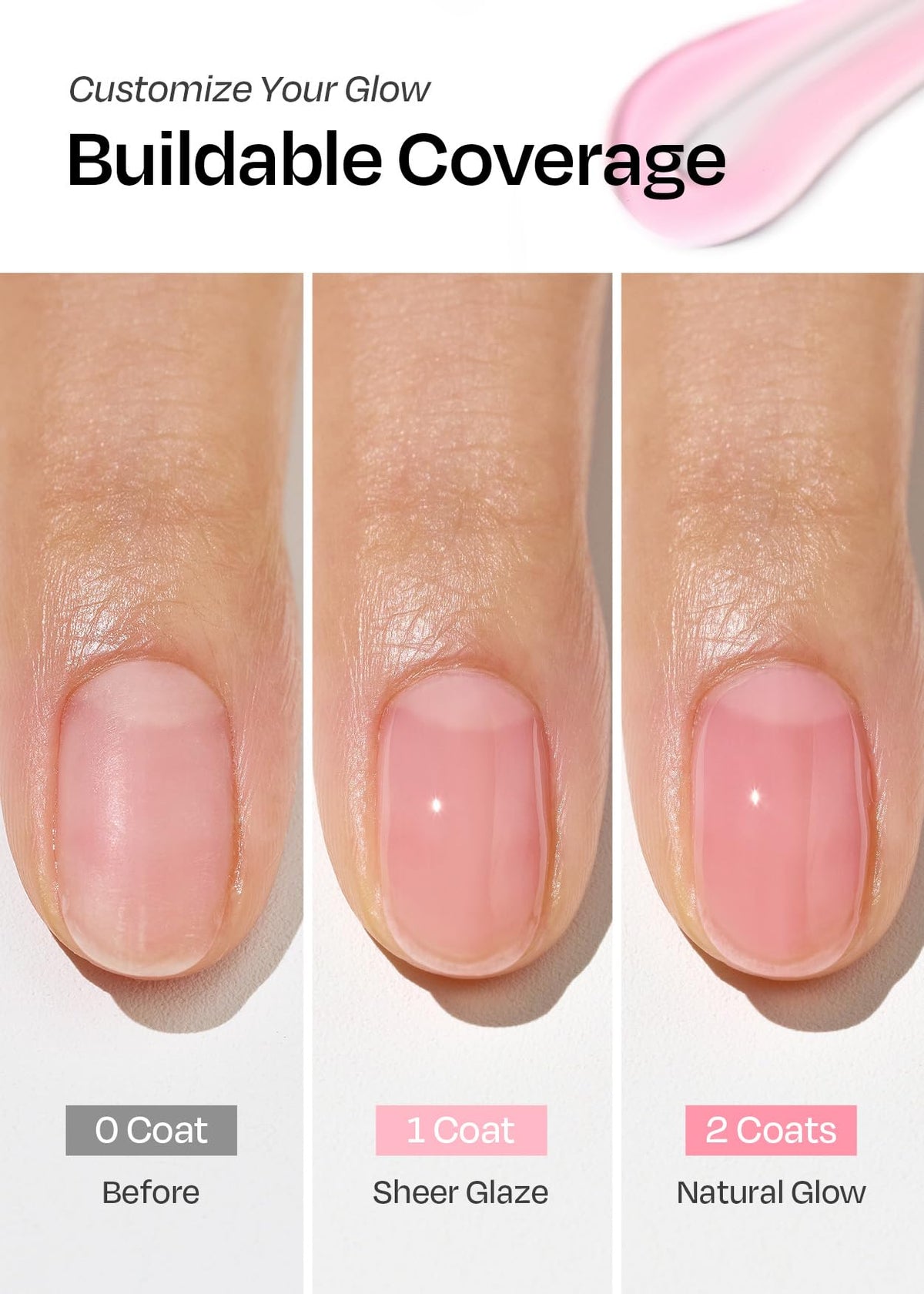 ohora before and after nails showing improved strength and smoother surface