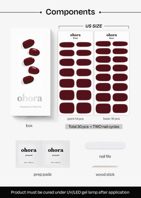 ohora nail file and wooden stick detail demonstrating simple filing and lift removal