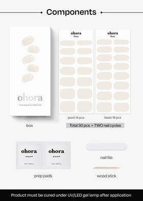 ohora file trimming strip edge showing neat finish and long-lasting seal