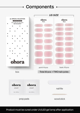 ohora filing and edge detail being trimmed for a clean, salon-quality tip