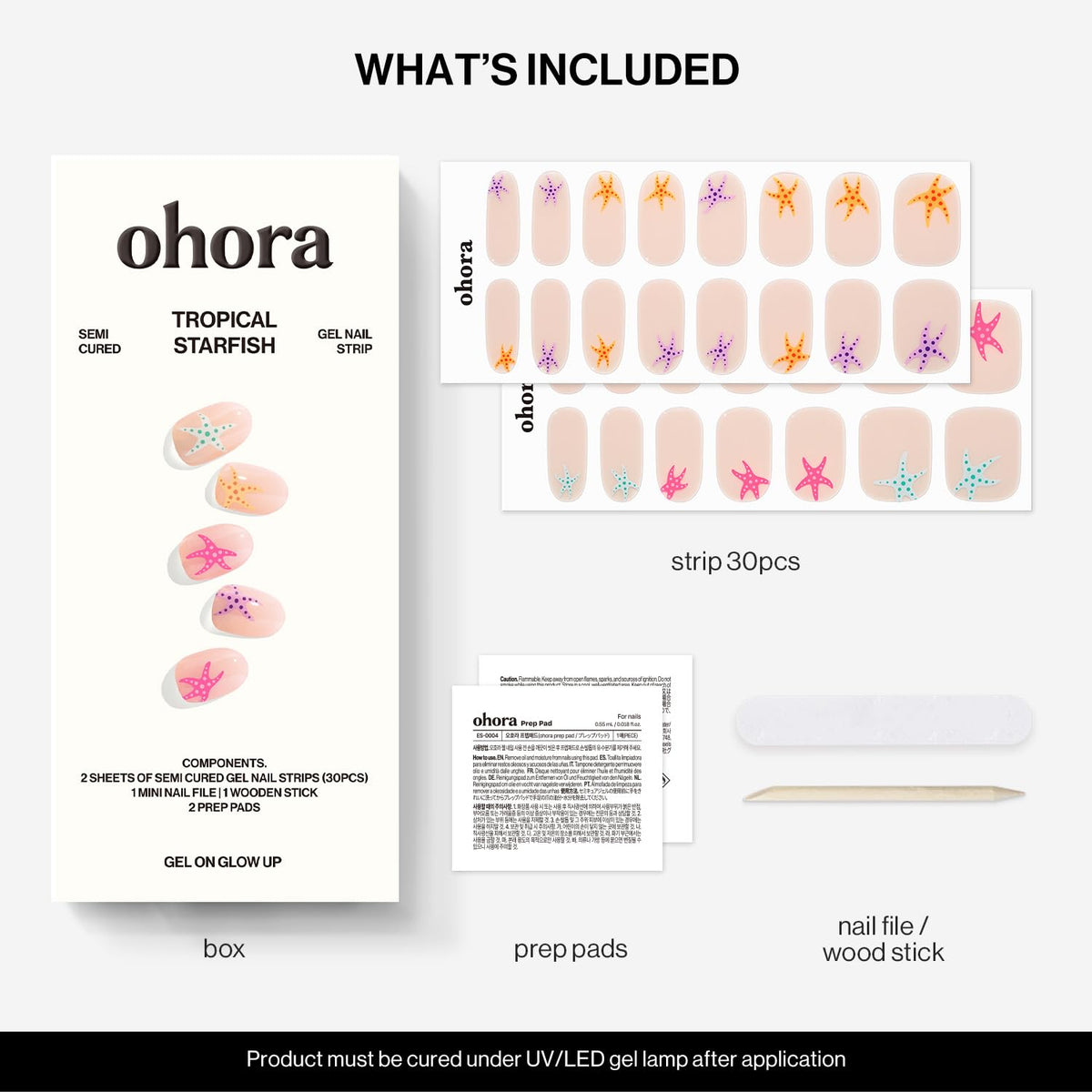 ohora finished glossy nails on both hands showcasing durable chip-resistant shine