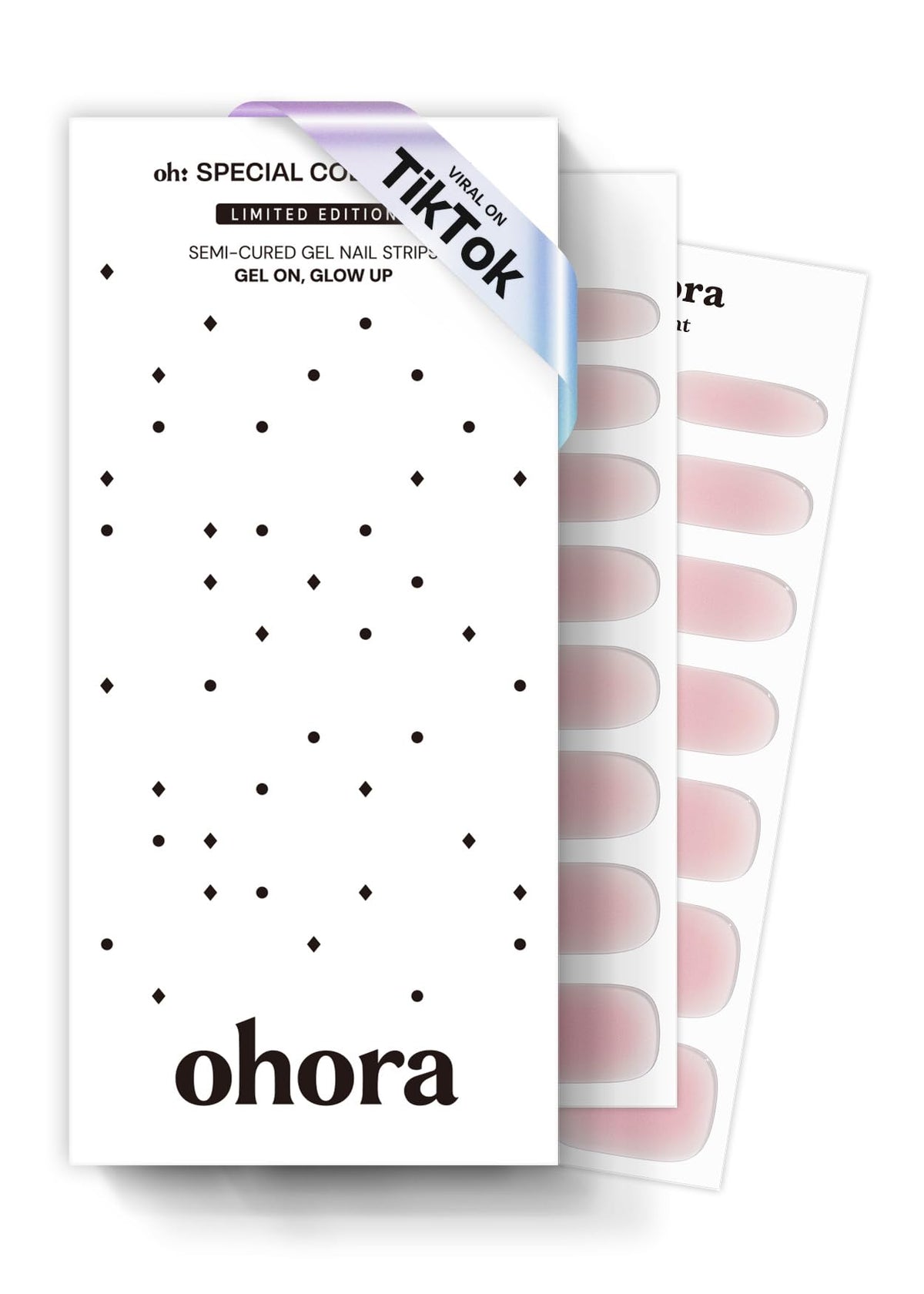 ohora front packaging showing N Clean Girl pink jelly and included tools for easy use