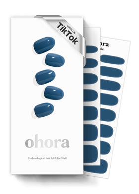 ohora front packaging showing N Cream Indigo and included tools for easy application