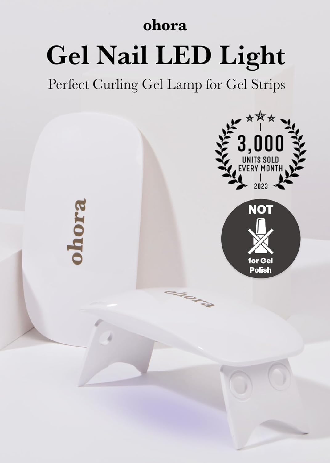 ohora lamp top button and timer display with easy control benefit