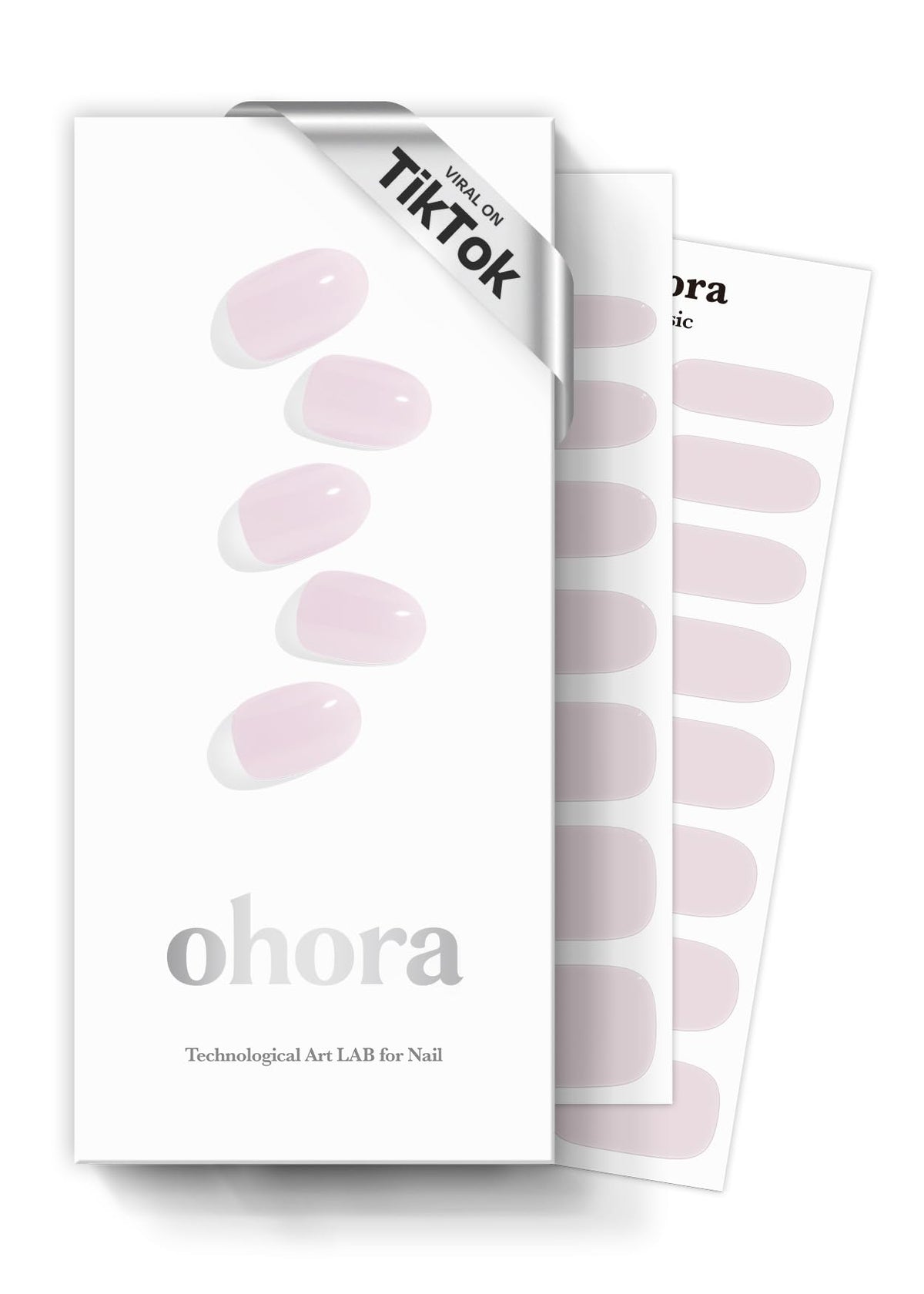 ohora front packaging showing N Bare Pink and included accessories, clear contents benefit