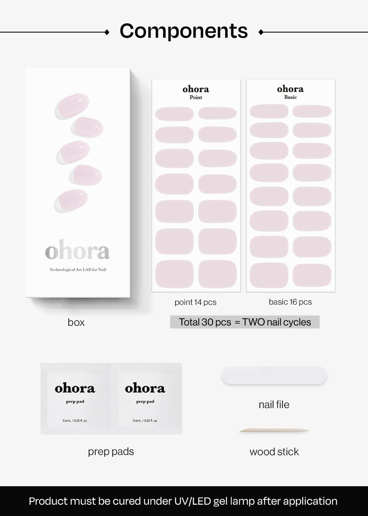 ohora side view nail swatch on model showing natural-looking, durable shine