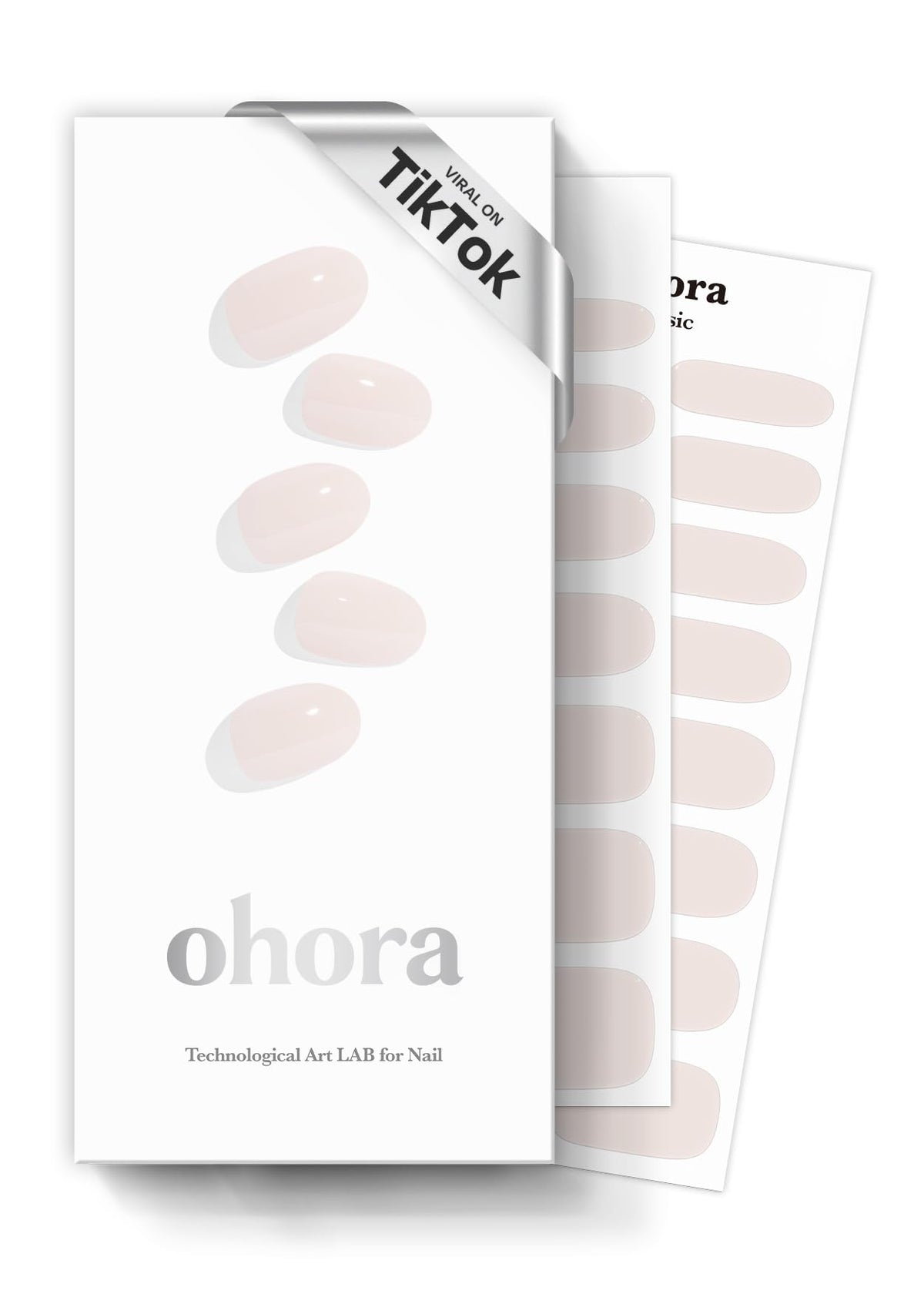 ohora front packaging showing N Cream Light and included tools for easy salon results