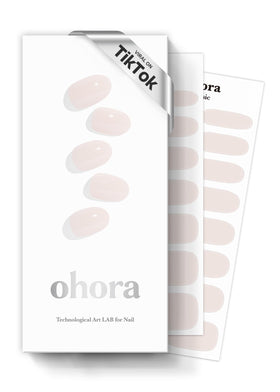 ohora front packaging showing N Cream Light and included tools for easy salon results