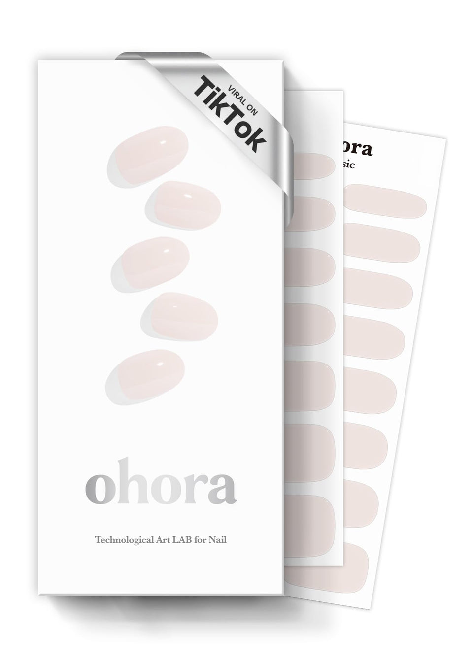 ohora front packaging showing N Cream Light and included tools for easy salon results