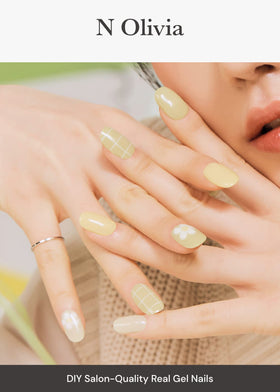 ohora gel strips laid flat highlighting varied sizes for precise nail fit benefit