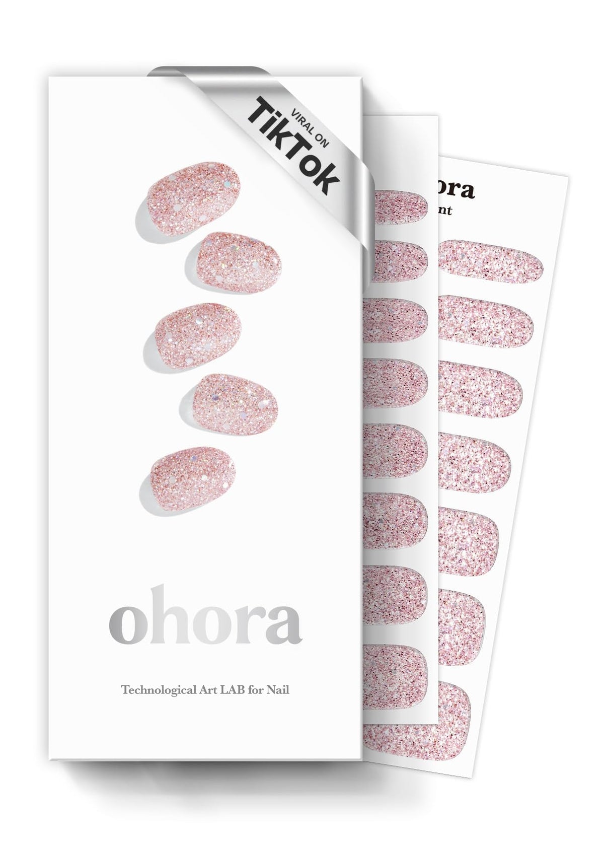 ohora N Pixie Dust front packaging showing kit and glitter nude finish