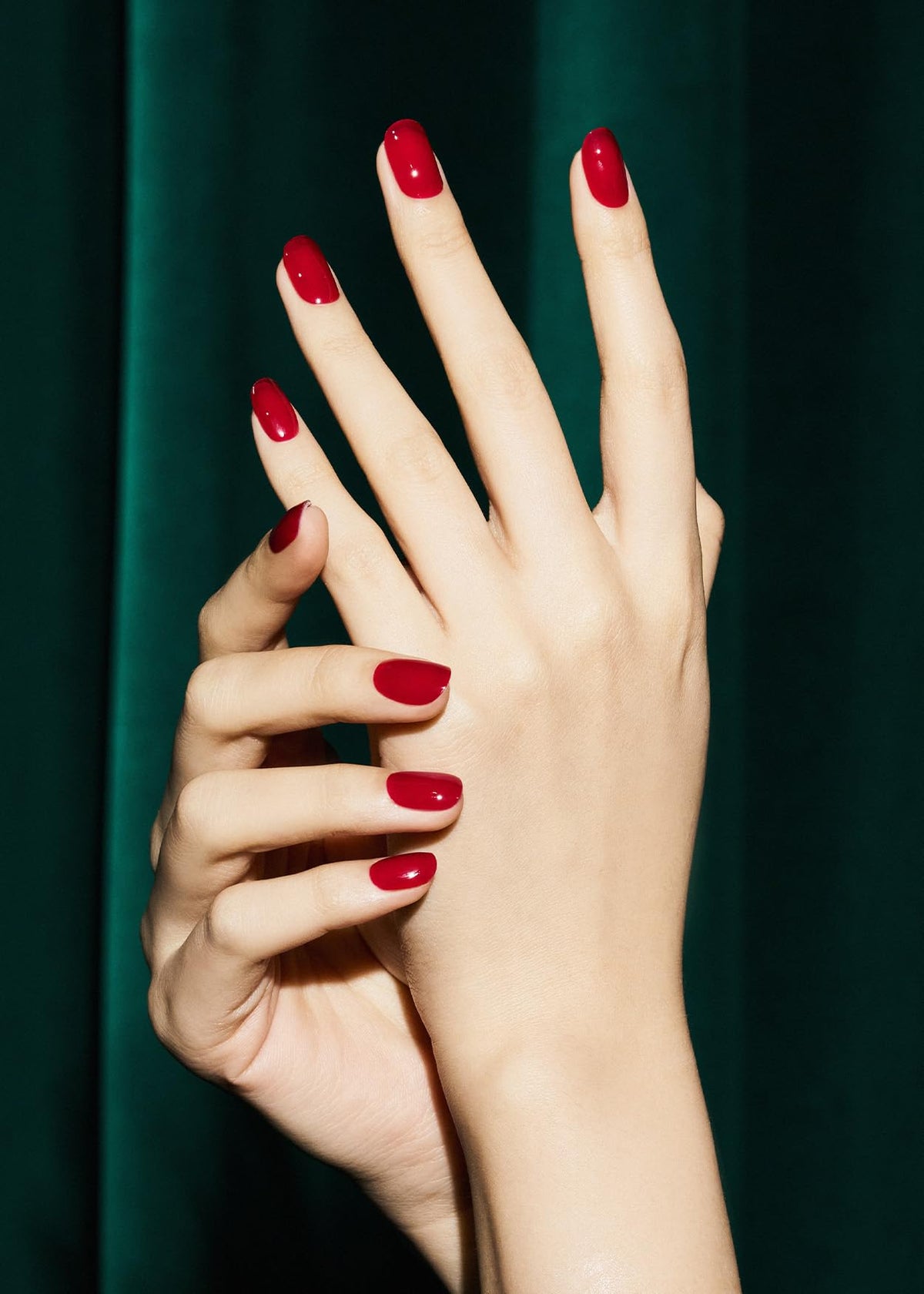 ohora close-up of a single N Red Light strip showing smooth gel surface and shine