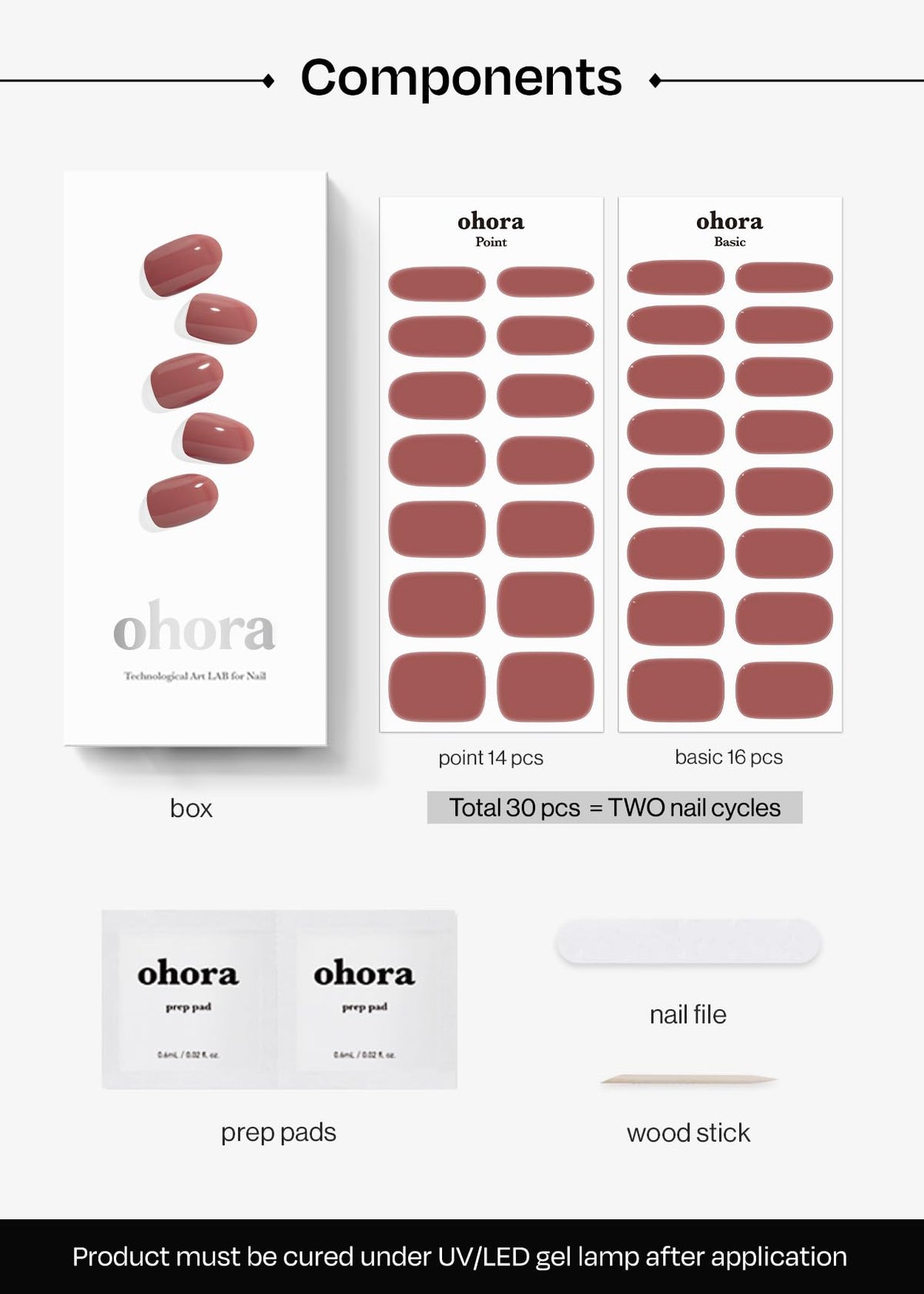 ohora prep pad cleaning a nail for better adhesion and longer-lasting wear