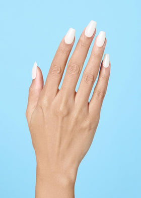 ohora close-up of strip texture demonstrating smooth white gel finish