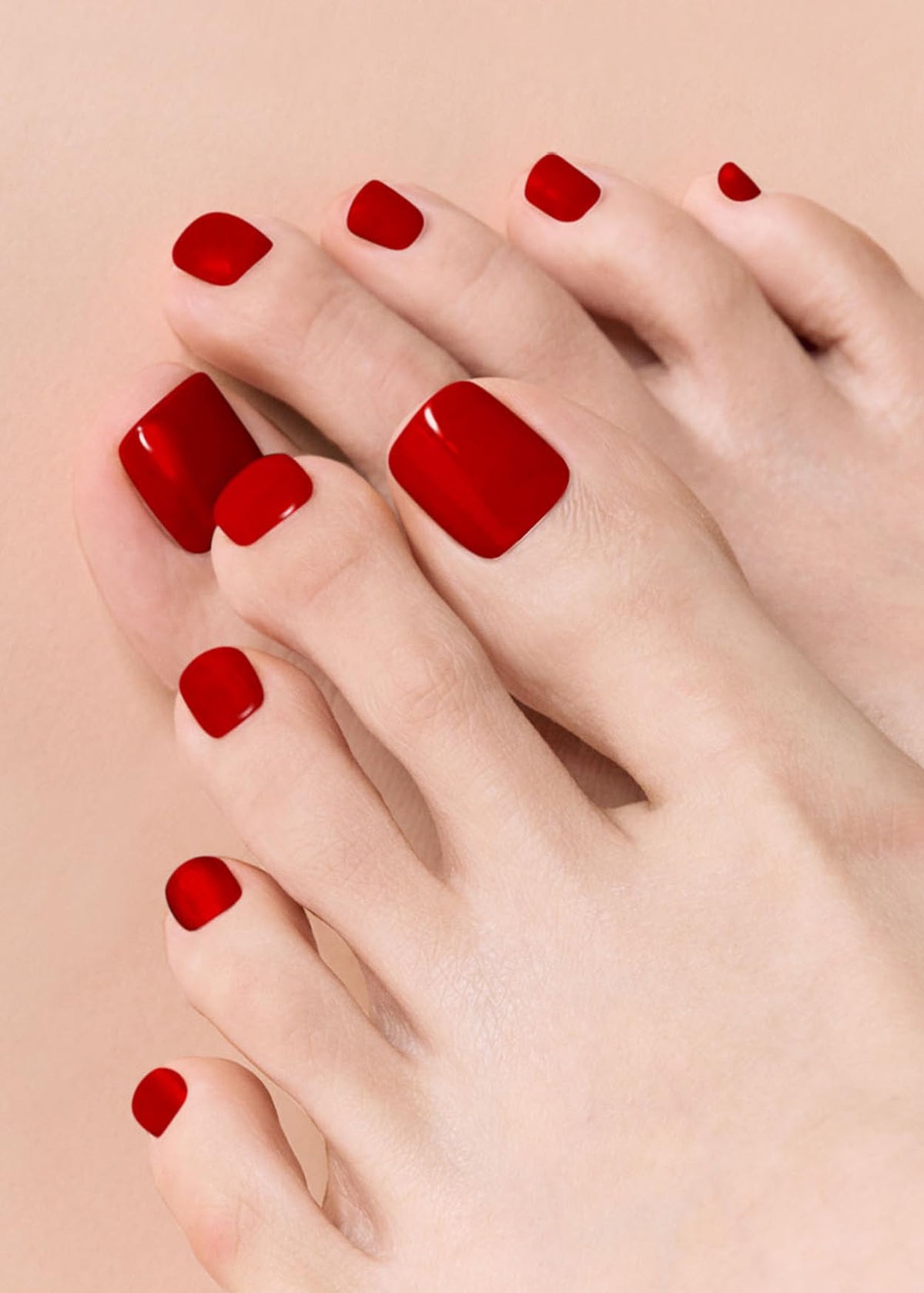 ohora close-up of semi cured strip texture highlighting smooth glossy finish benefit