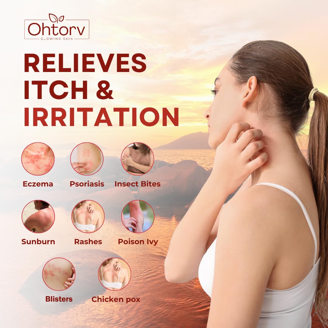 Ohrtov calamine soap bar close texture highlighting smooth moisturizing surface