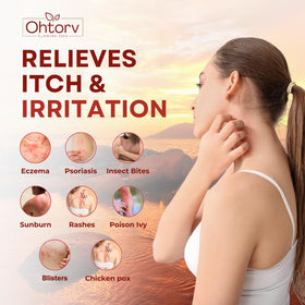 Ohrtov calamine soap bar close texture highlighting smooth moisturizing surface