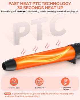 Ohuhu heat-resistant glove and two clips for safer styling
