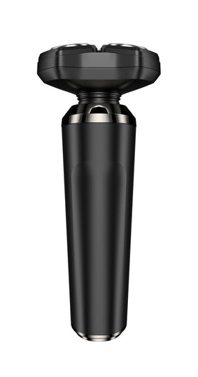OIAMTO compact shaver with accessories showing travel lock and included replacement blades