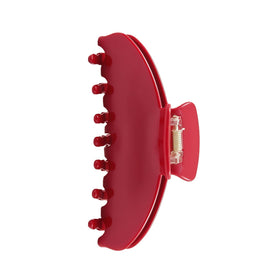 OideGuiing front view of cherry red clip shows secure hold