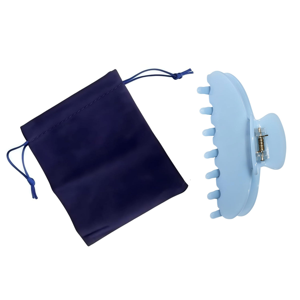 OideGuiing clip in use securing a low bun for reliable all-day wear