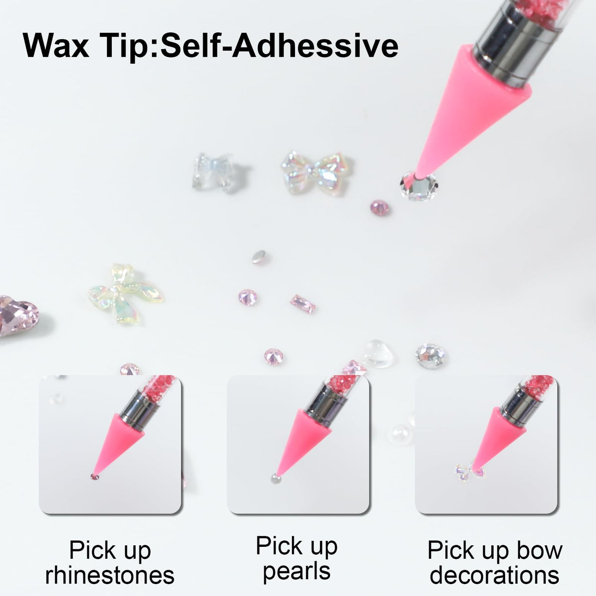 OIFEN precision tweezers detail showing slim tip for accurate gem control