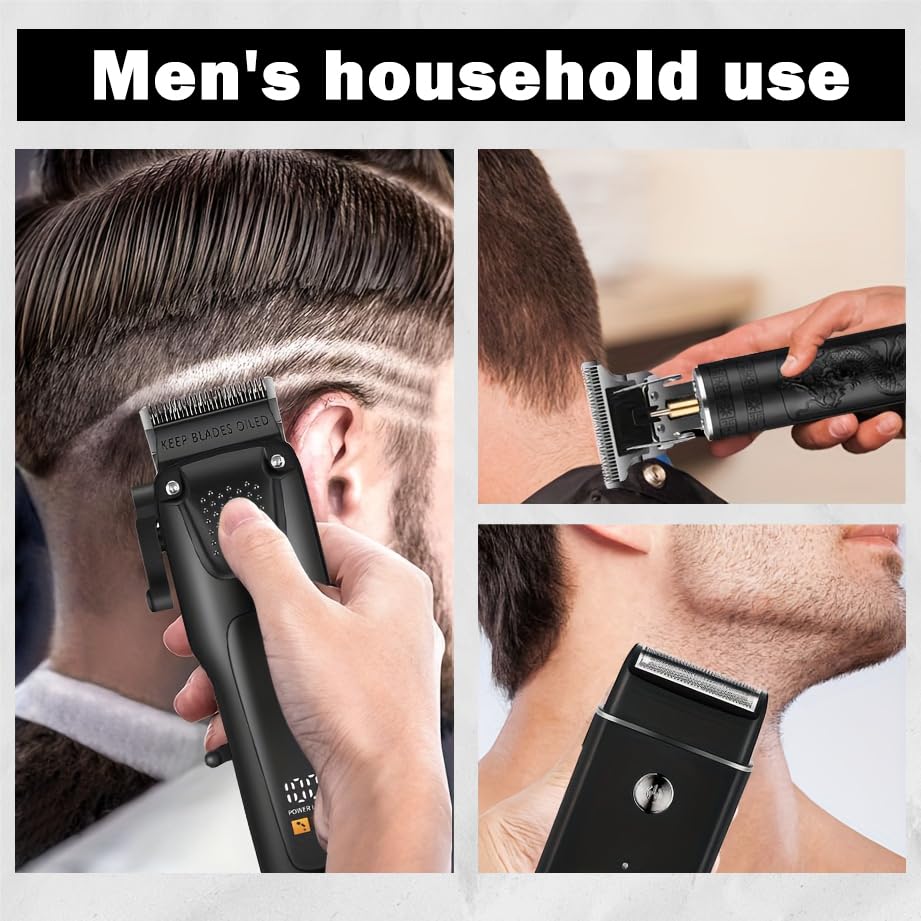 OIYO close-up of the adjustable clipper blade showing precision and fade control benefit
