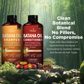 Okaga closeup label details highlighting ingredients and clean formulation