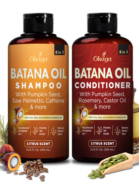 Okaga front packaging showing both bottles and clear product benefit