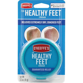 O'Keeffe's front packaging showing tube and brand for clear identification and trust