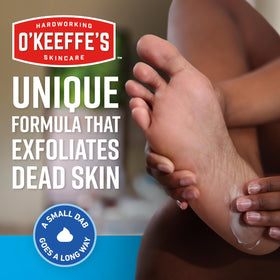 O'Keeffe's application at bedtime demonstrating overnight renewal benefit