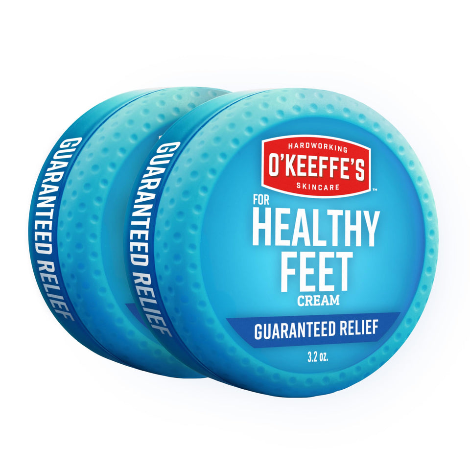 O'Keeffe's jar front view showing label and compact travel-friendly size