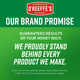 O'Keeffe's Lip Repair cherry stick open to show balm surface and quick absorbing benefit