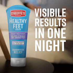 O'Keeffe's two-tube pack shot illustrating value and extra supply benefit
