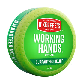 O'Keeffe's jar front view showing brand and clear repair benefit