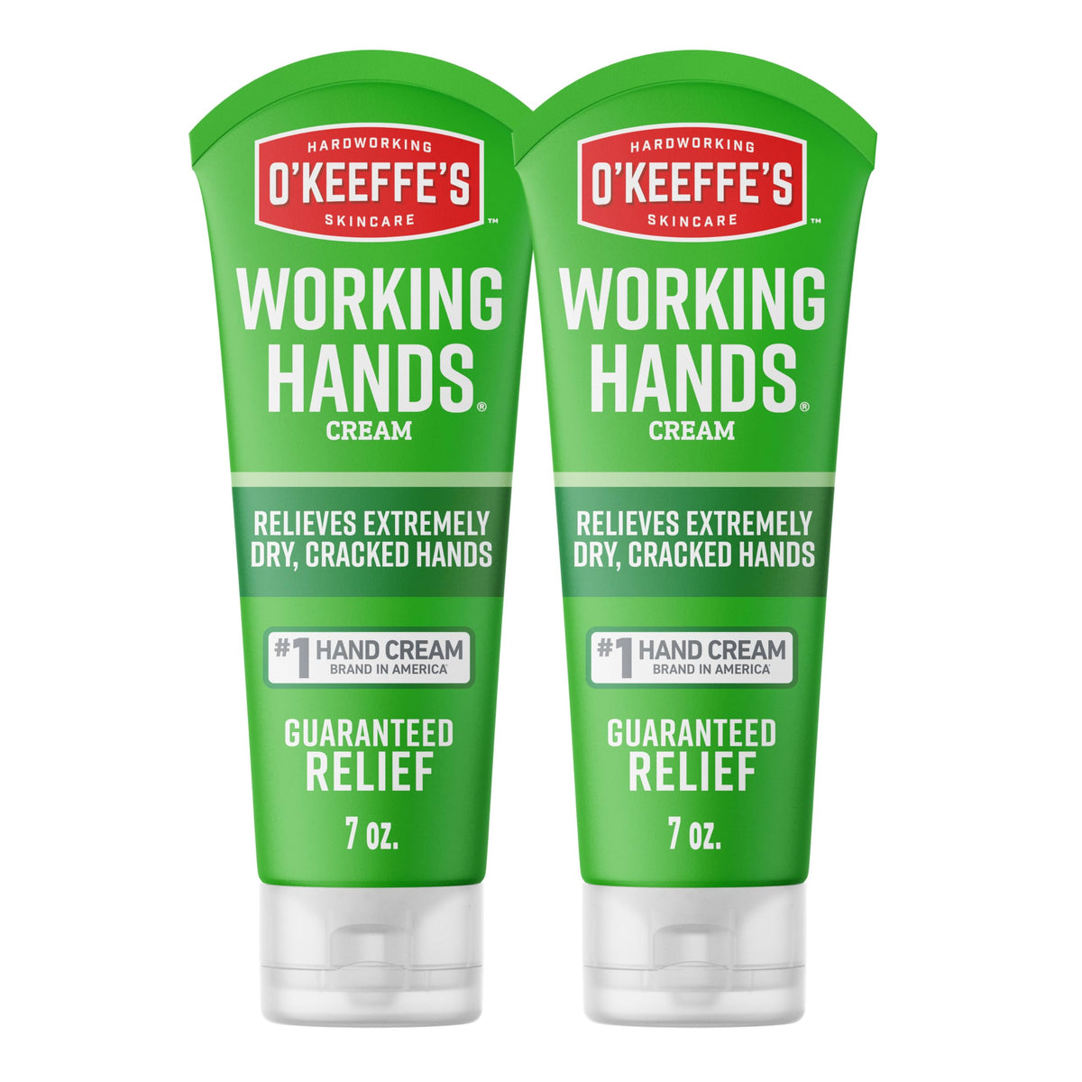 O'Keeffe's tube front view showing brand and product for easy identification