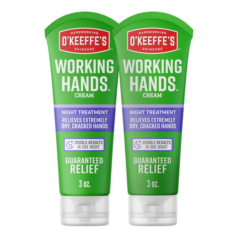 O'Keeffe's front tube showing product name and size for quick recognition