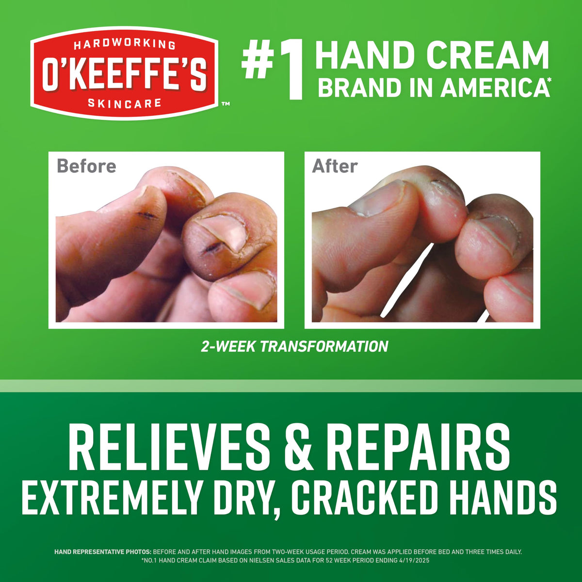 O'Keeffe's open jar texture close-up showing rich non-greasy cream