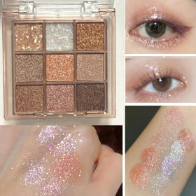 Okerker shimmer close-up texture showing reflective particles for vibrant payoff